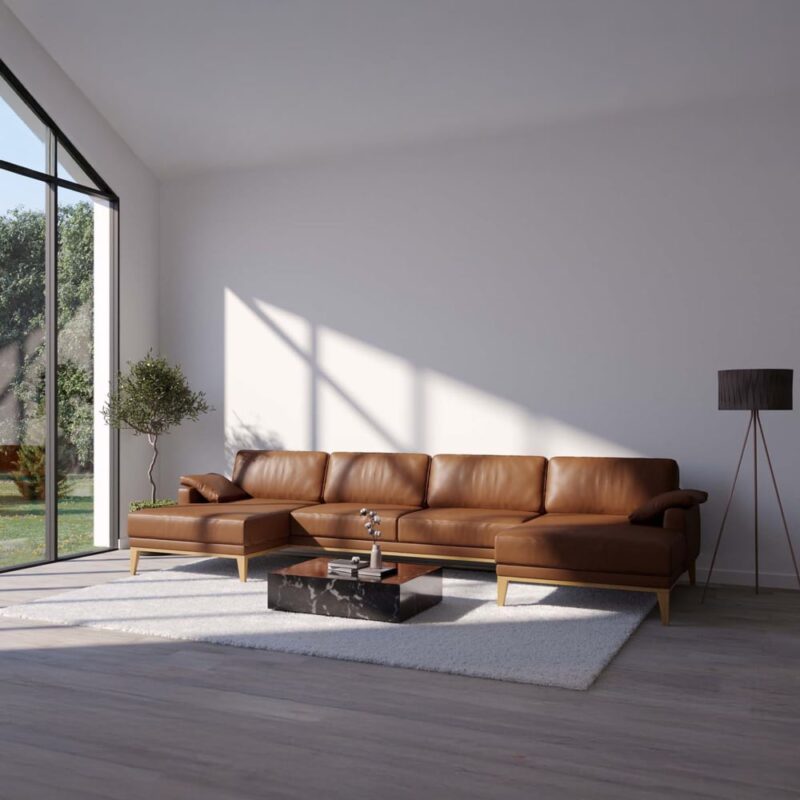 Test du canapé Mesonica MUSSO (marron) : un havre de détente à la maison