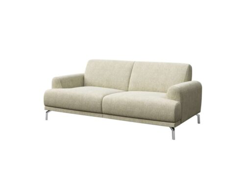 canapé Mesonica PUZO (beige) : style polyvalent et confort profond - vue détaillée