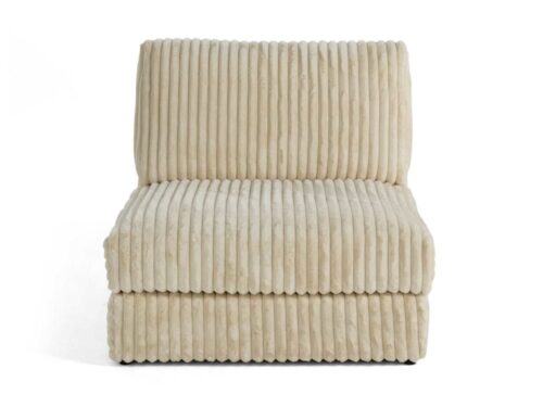 canapé modulable 1 place Lisa Design Jasper (beige) - CoteCanape.fr