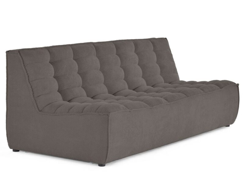 Test du canapé modulable Lisa Design Ellie 3 places en velours texturé