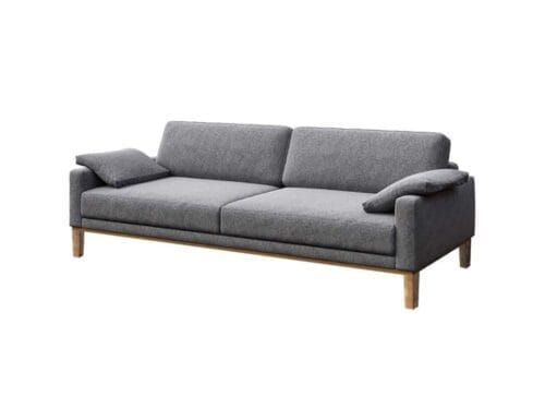 Canapé Musso de Mesonica : design harmonieux et détente en gris
