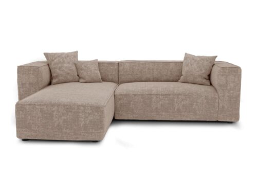 canapé NAOMI Premium Interiors : douceur moderne en beige - vue détaillée