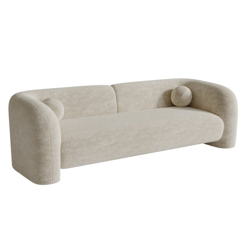 Test du canapé Nola de SIA Home : douceur, coussins boules et style