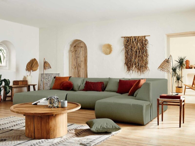 Test du canapé panoramique modulable Onyx (Lisa Design) – 7 places, angle droit