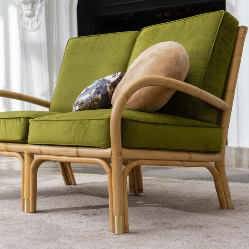 Test du canapé Riviera en rotin – KOK Maison (vert)