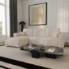 Test du canapé VIBE Premium Interiors : design arrondi, coffre noyer et couchage express