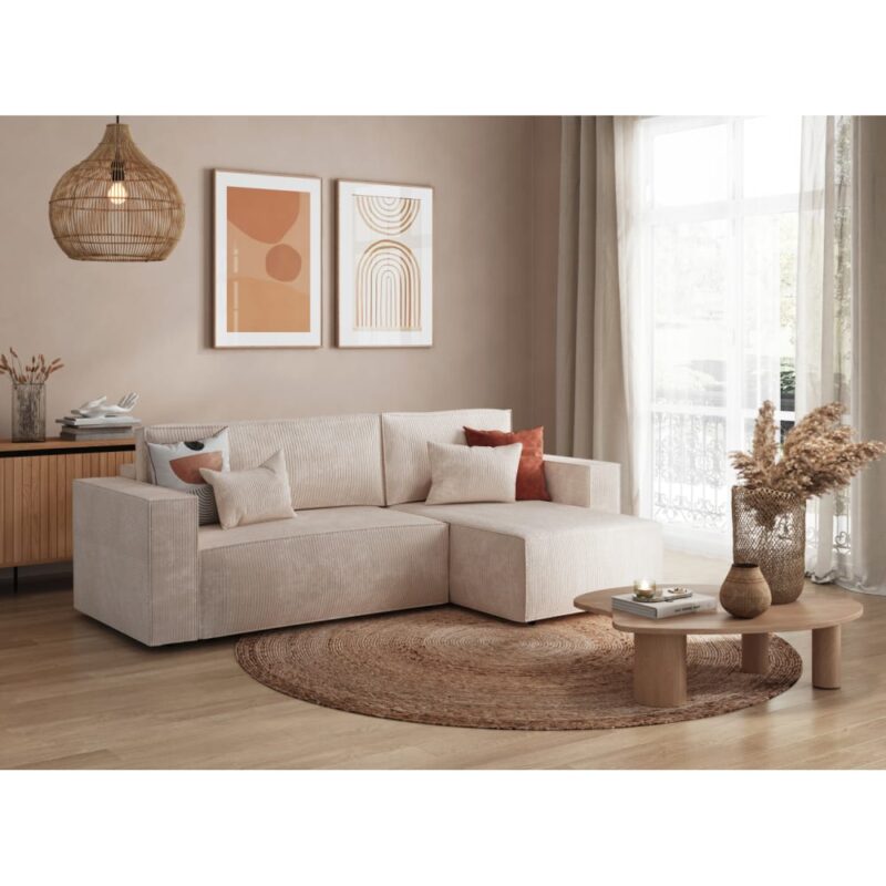 Test du Usinestreet CLARISSE : le canapé en velours côtelé qui coche (presque) toutes les cases