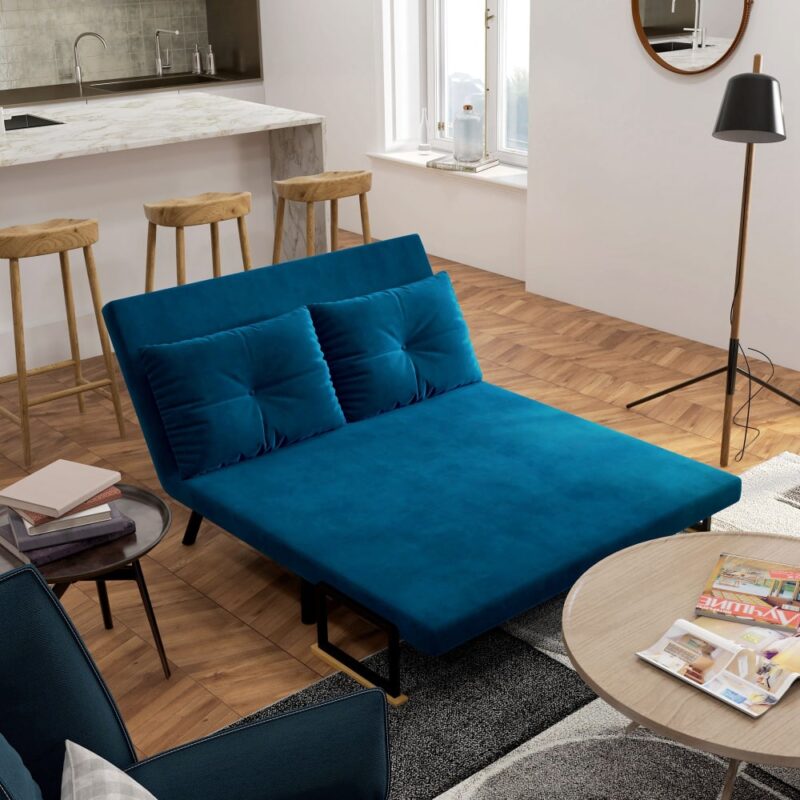 test-homcom-canape%e2%80%91lit-2-places-convertible-bleu-notre-avis-complet_2 HOMCOM canapé‑lit 2 places convertible (bleu) — notre avis complet - mise en situation