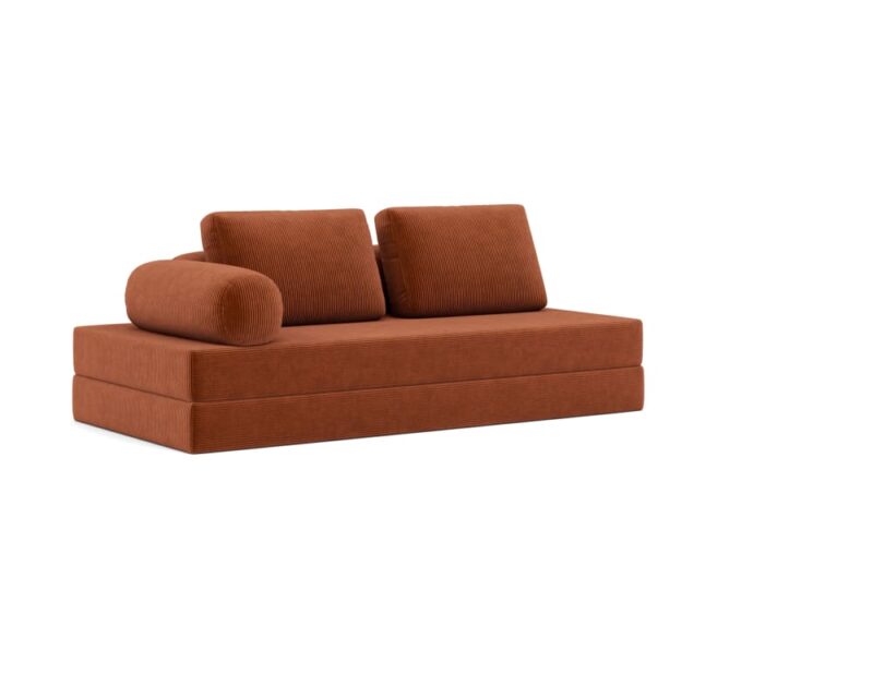 Test Lisa Design Lonny : canapé convertible 3 places en velours côtelé