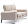 Test Menzzo BARTH : canapé 2 places moderne et confortable (Beige)