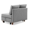 Test Menzzo ZINEZ : la banquette qui se transforme en lit (tissu gris)