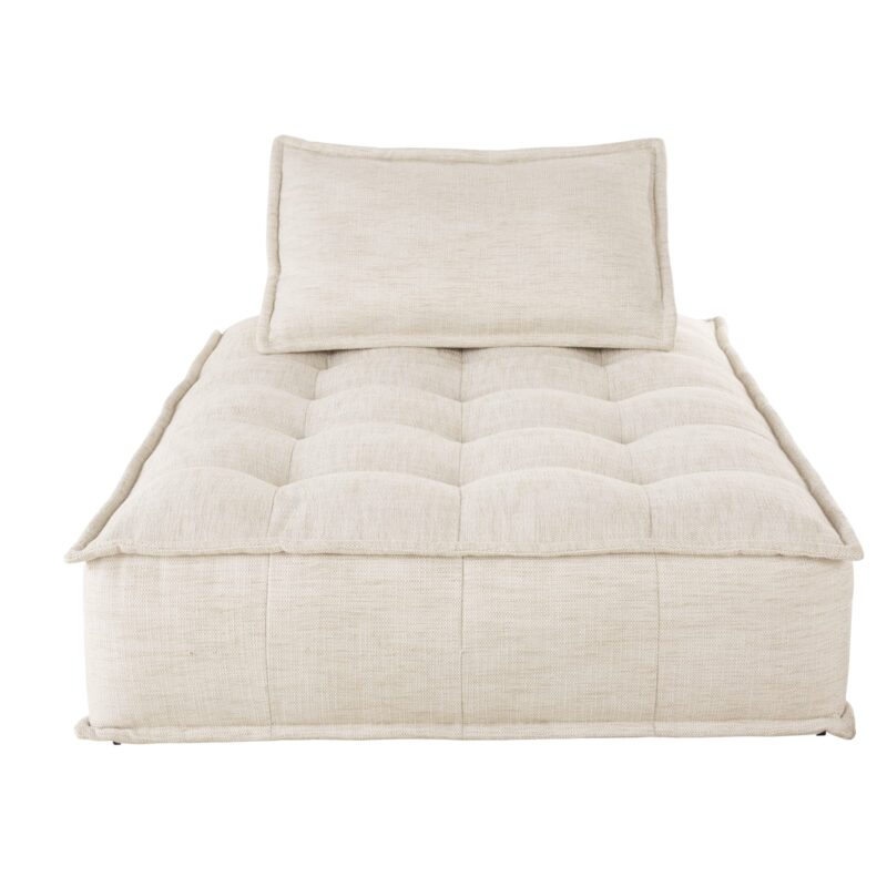 Canapé Neo Elementary Maisons du Monde - modularité réelle, mais forte dépendance au mur