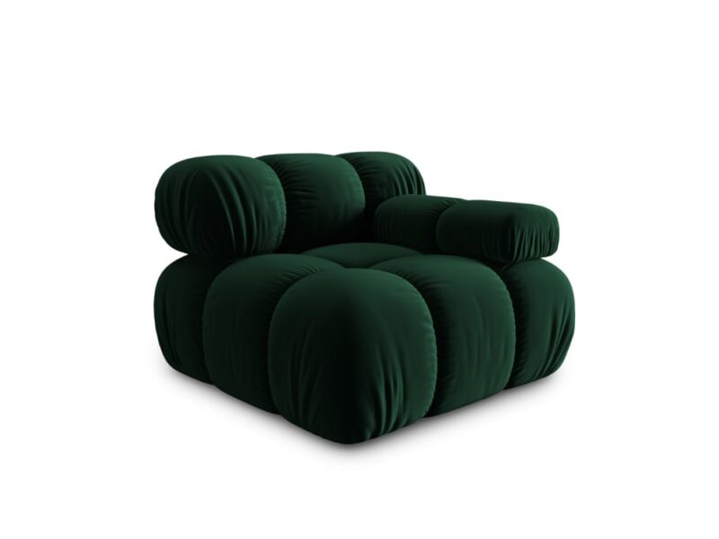 Test Micadoni Home : canapé en velours vert, doux, brillant et robuste