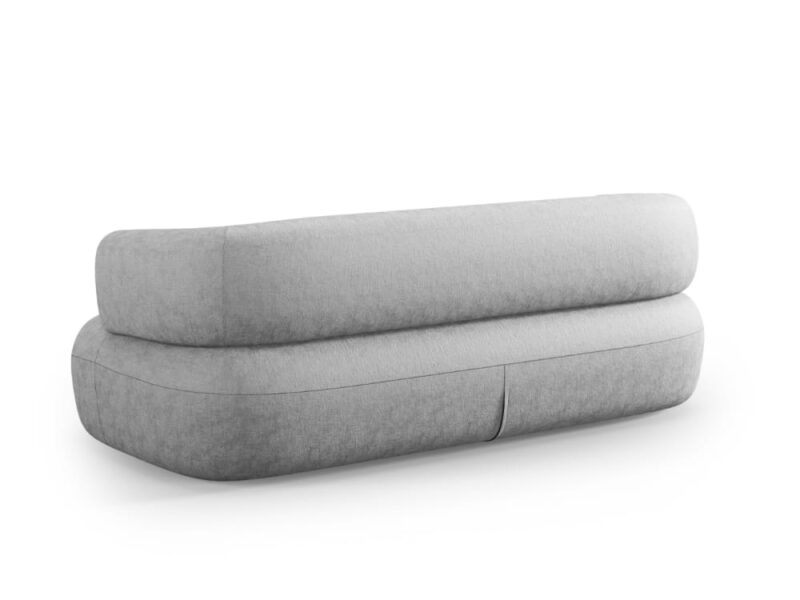 Test Micadoni Home Perfect Harmony : le canapé en tissu chenille argent
