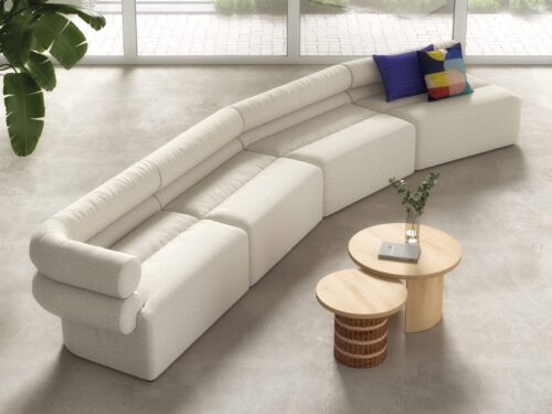 PESARO BUSINESS : la méridienne modulable pro signée Maisons du Monde - vue détaillée