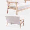 sweeek ISAK : la petite banquette scandinave qui fait grand effet - mise en situation