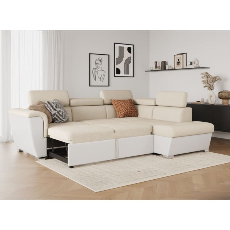 Usinestreet PAOLA : test du <b>canapé d’angle</b> 4 places Easy Clean