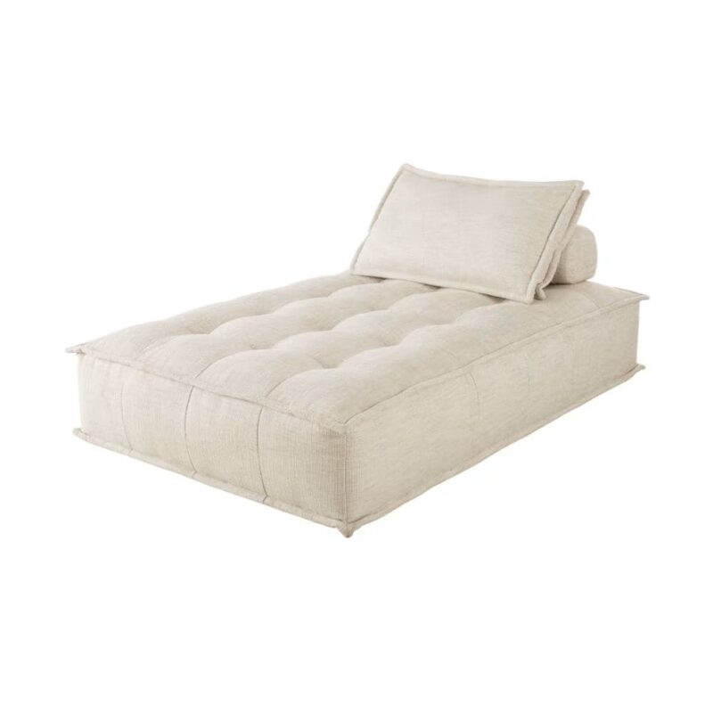 Méridienne Neo Elementary pour canapé modulable beige sable