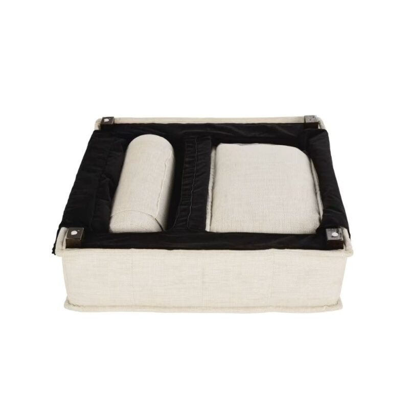 coffre Neo Elementary - Méridienne pour canapé modulable beige sable