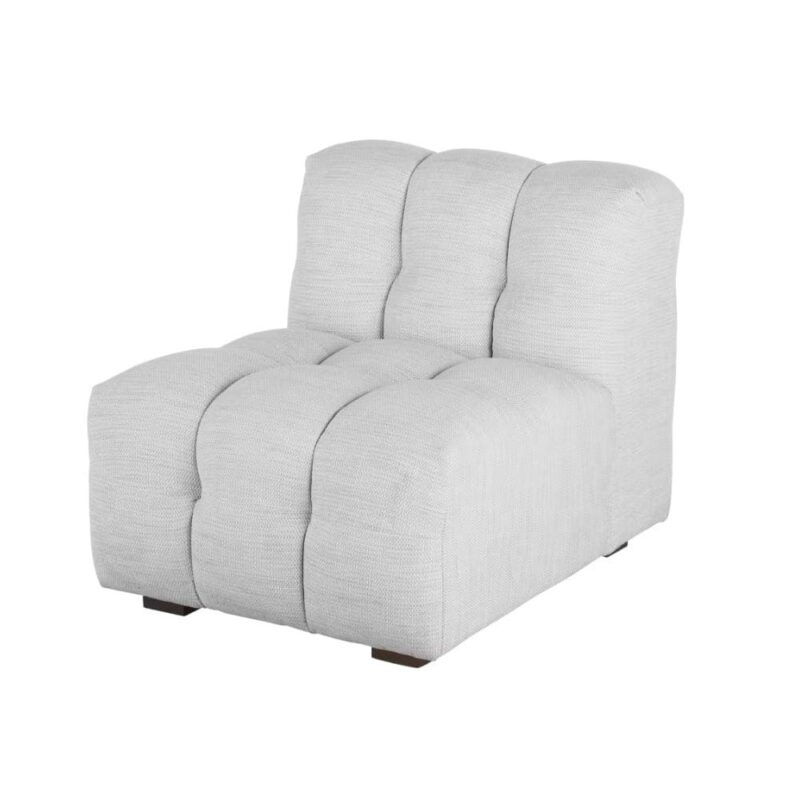 Chauffeuse Lilo pour canapé modulable gris clair