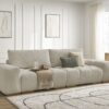 Canapé Anakin Bobochic : un 3 places Xxl en tissu texturé pour les grands salons - Canapé Bobochic