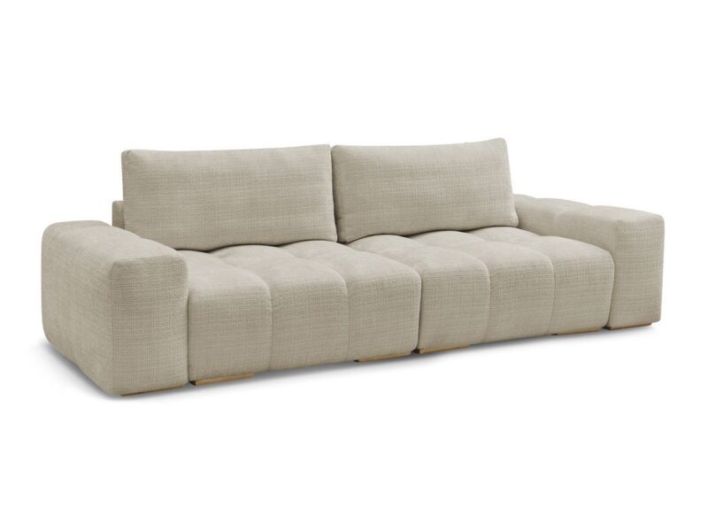 Canapé Anakin Bobochic : un 3 places Xxl en tissu texturé pour les grands salons - Canapé Bobochic