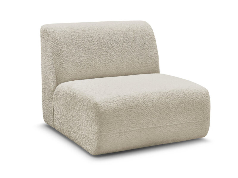 Canapé Anda Bobochic : la chauffeuse modulable en chenille beige qui s&rsquo;adapte à tous les plans - Canapé Bobochic