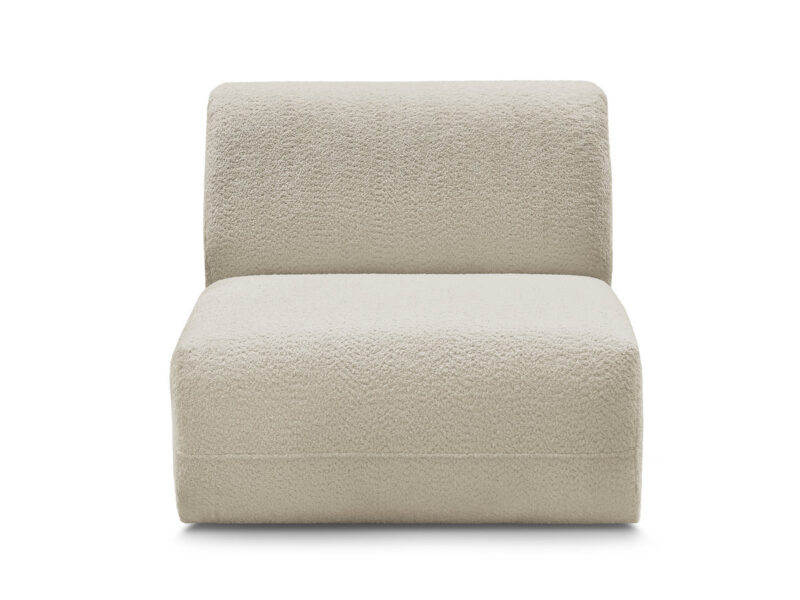 Canapé Anda Bobochic : la chauffeuse modulable en chenille beige qui s&rsquo;adapte à tous les plans - Canapé Bobochic