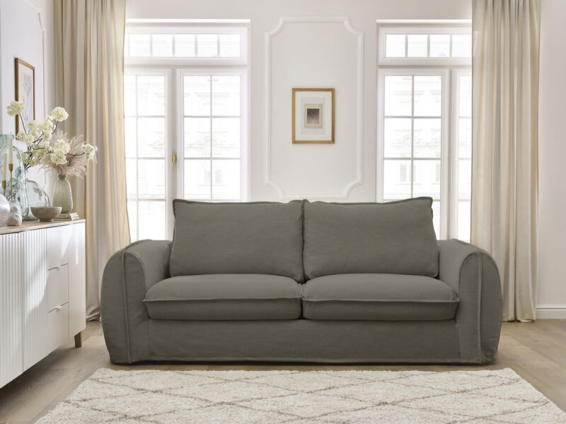 Canapé Archimède Bobochic : un convertible express 3 places déhoussable à 1699 euros - Canapé Bobochic