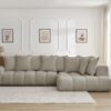 Canapé Everest Bobochic : un angle droit 4 places cosy et matelassé pour les salons familiaux - Canapé Bobochic