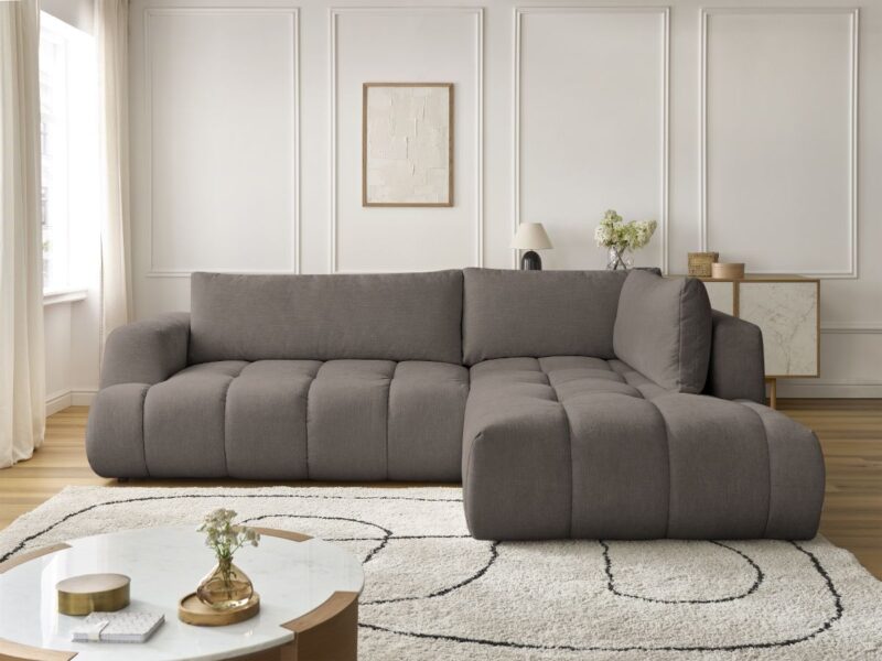 Canapé Fuji Bobochic : un angle convertible 4 places avec coffre pour les grands salons - Canapé Bobochic
