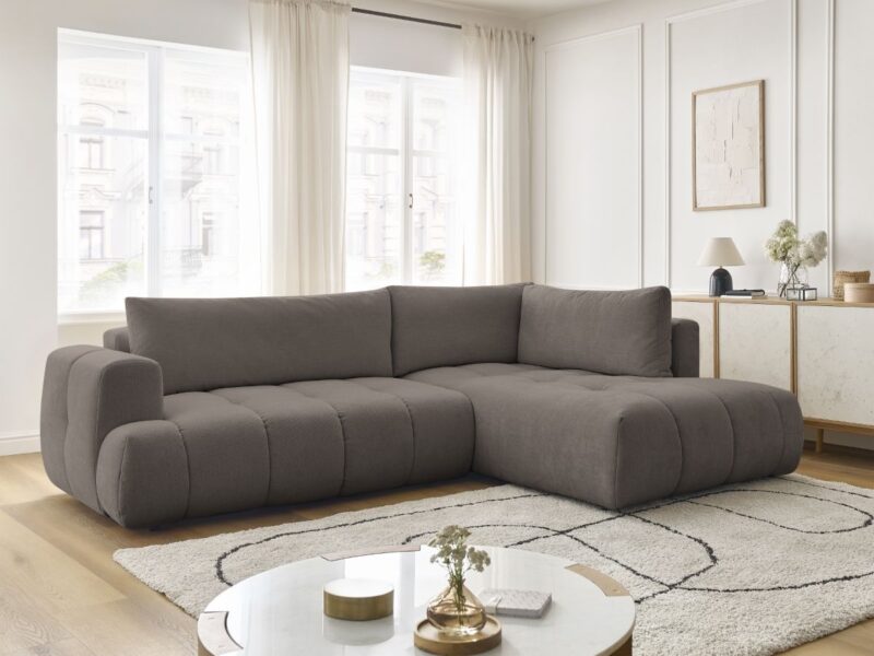 Canapé Fuji Bobochic : un angle convertible 4 places avec coffre pour les grands salons - Canapé Bobochic