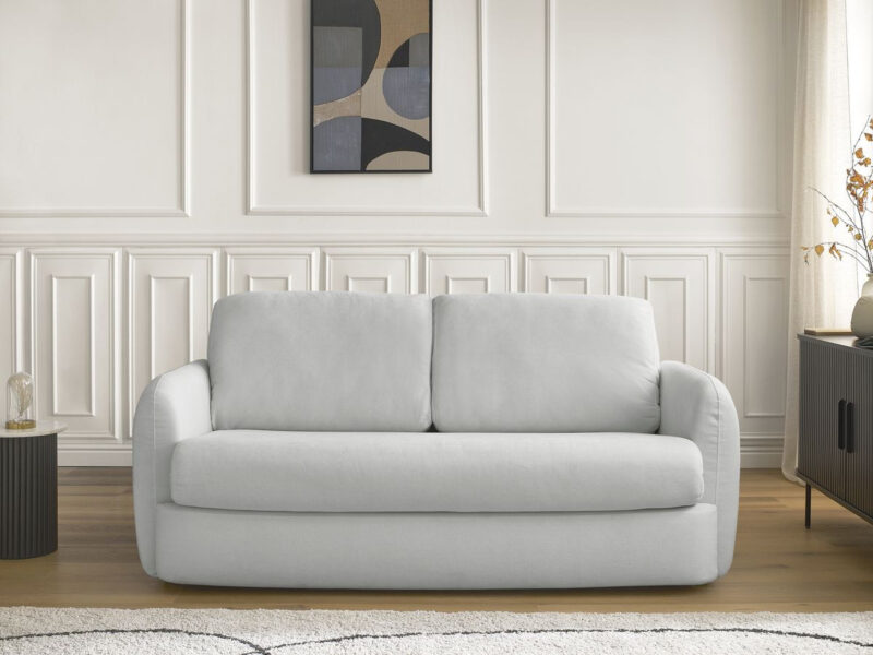 Canapé Jaures Bobochic : Le Convertible Express Gris Clair qui Veut Tout Faire - vue 4
