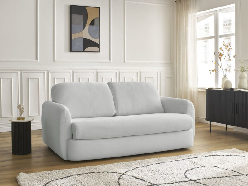 Canapé Jaures Bobochic : Le Convertible Express Gris Clair qui Veut Tout Faire - vue 5