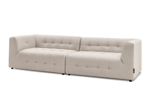 Canapé Kleber Bobochic : un modulable 4 places matelassé qui redéfinit la flexibilité au salon - vue détaillée