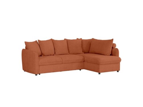 Canapé Lomoco Cottage Conforama : un angle convertible vert audacieux avec coffre intégré pour les salons qui veulent du caractère - Canapé Conforama