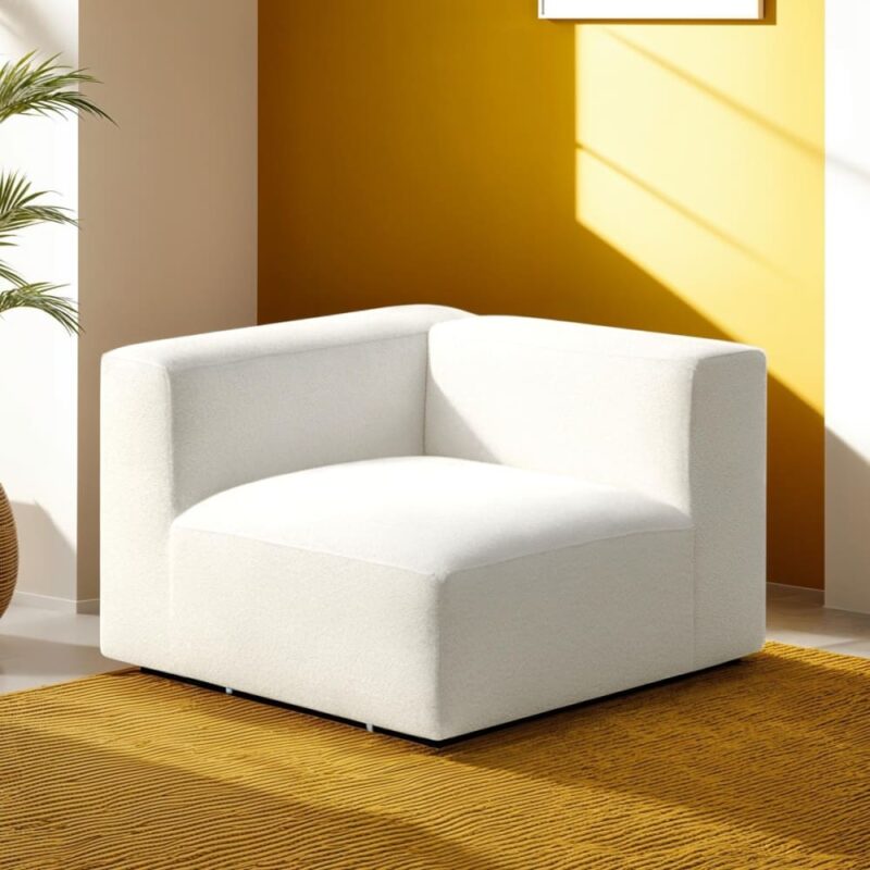 Canapé Modulable Modulo Homifab : le module d'angle réversible qui change vraiment la donne - vue détaillée