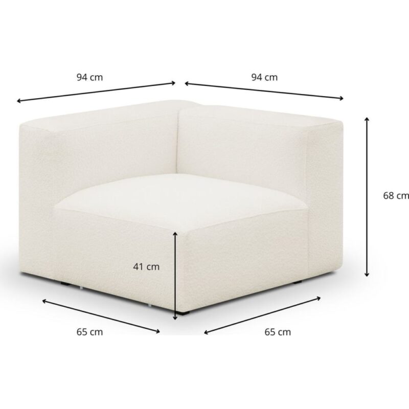 Canapé Modulable Modulo Homifab : le module d'angle réversible qui change vraiment la donne - mise en situation