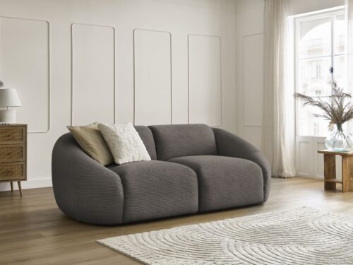 canape-tina-bobochic-un-2-places-droit-en-velours-cotele-taupe-pour-les-petits-salons-avec-du-caractere_1-1.jpg Canapé Tina Bobochic : un 2 places droit en velours côtelé taupe pour les petits salons avec du caractère - Canapé Bobochic