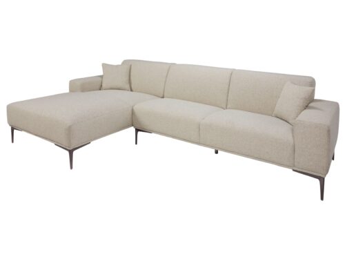 Canapé Tokyo Maisons Du Monde : un angle 5 places chiné pour habiller les grands salons - vue détaillée