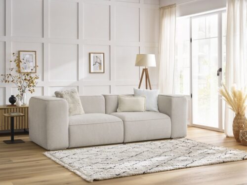 Canapé Zephyr Bobochic : un 2 places fixe tout en rondeurs pour les intérieurs modernes - Canapé Bobochic