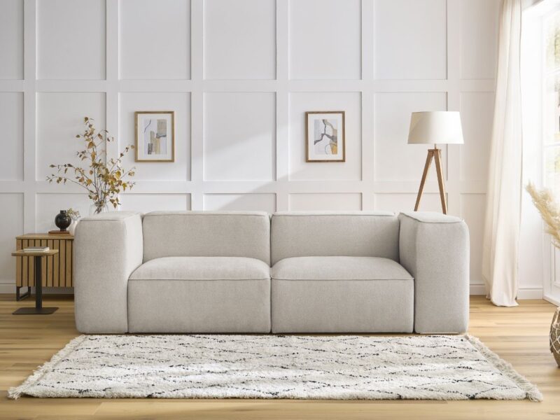Canapé Zephyr Bobochic : un 2 places fixe tout en rondeurs pour les intérieurs modernes - Canapé Bobochic