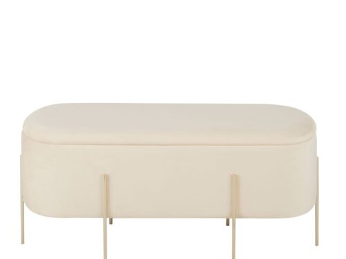 Banquette Allister Maisons Du Monde : une banquette coffre beige compacte qui joue double jeu - Canapé Maisons du Monde
