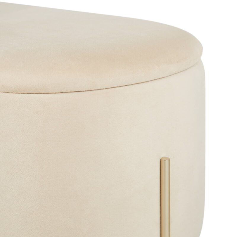 Banquette Allister Maisons Du Monde : une banquette coffre beige compacte qui joue double jeu - Canapé Maisons du Monde