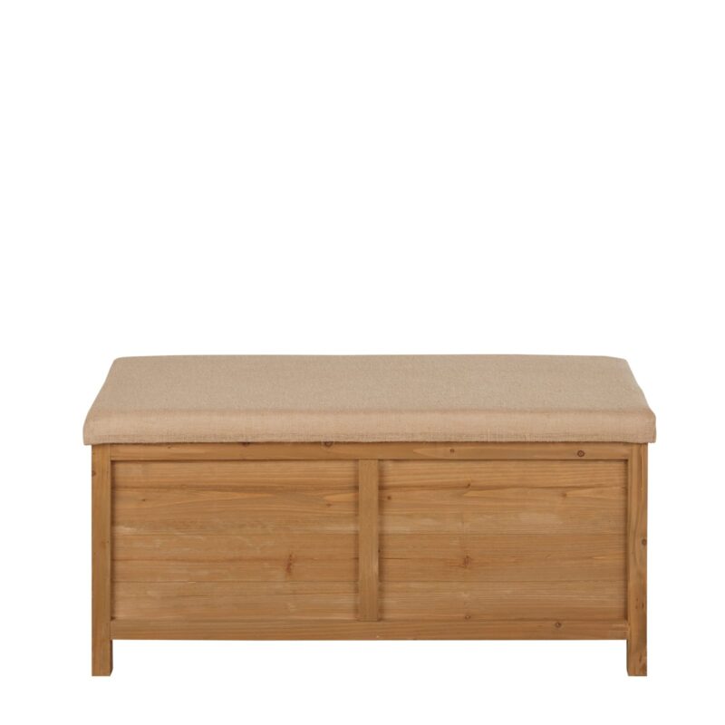 Banquette Fisherman Maisons Du Monde : une banquette-coffre bicolore au style nature qui double comme rangement malin - Canapé Maisons du Monde