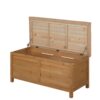 Banquette Fisherman Maisons Du Monde : une banquette-coffre bicolore au style nature qui double comme rangement malin - Canapé Maisons du Monde