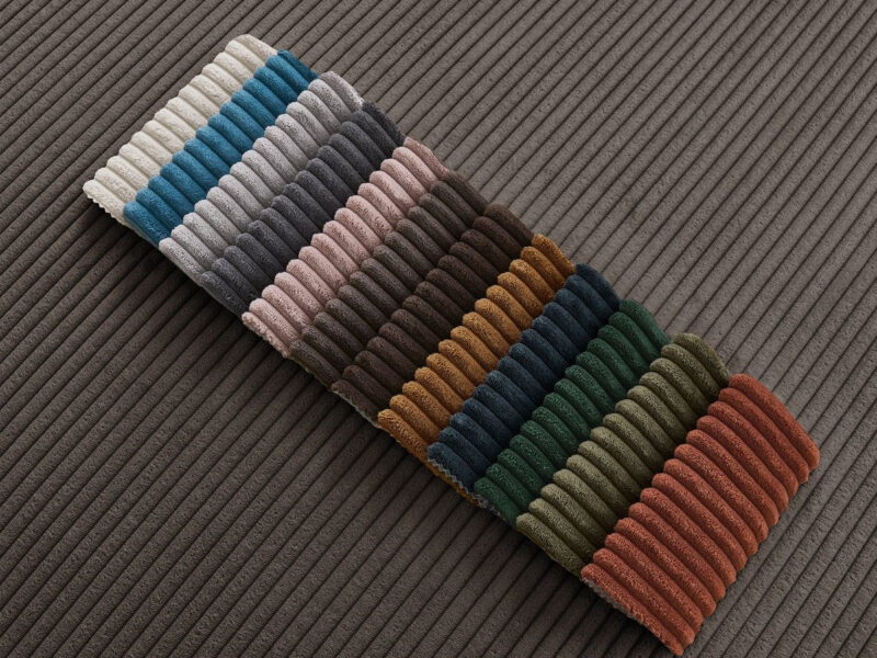 Canapé Atilla Bobochic : un angle convertible coffre en velours côtelé taupe pour les salons qui veulent tout à la fois - Canapé Bobochic