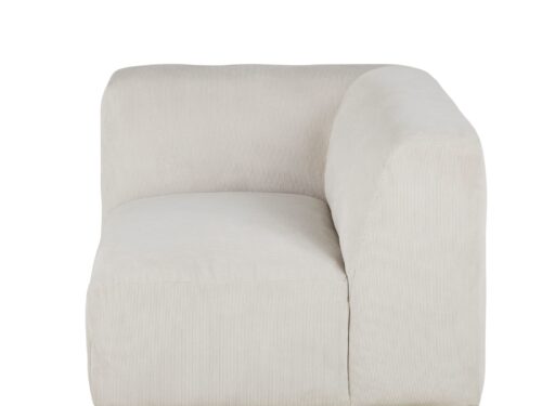 Canapé Buddy Maisons Du Monde : un accoudoir modulable en velours côtelé beige qui pose les bases d&rsquo;un salon sur mesure - Canapé Maisons du Monde