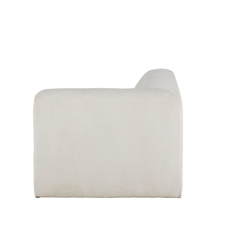 Canapé Buddy Maisons Du Monde : un accoudoir modulable en velours côtelé beige qui pose les bases d&rsquo;un salon sur mesure - Canapé Maisons du Monde