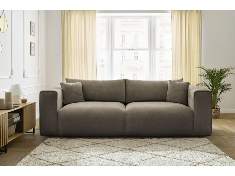 Canapé Ezechiel Bobochic : un convertible coffre 3 places au style moderne assumé - Canapé Bobochic